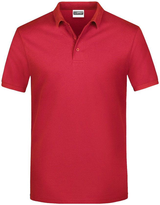 JN Basic Poloshirt, 2XL, rot