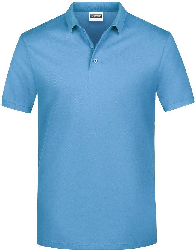 JN Basic Poloshirt, XL, hellblau