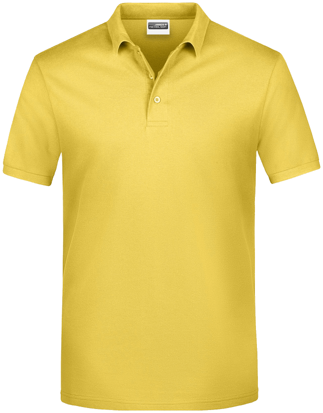 JN Basic Poloshirt, L, gelb