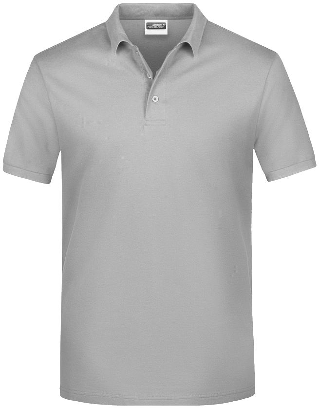 JN Basic Poloshirt, 2XL, graumeliert