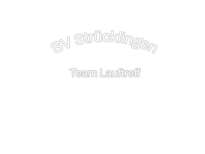 Vereinsname SV Strücklingen Lauftreff, 29,0 cm, weiß