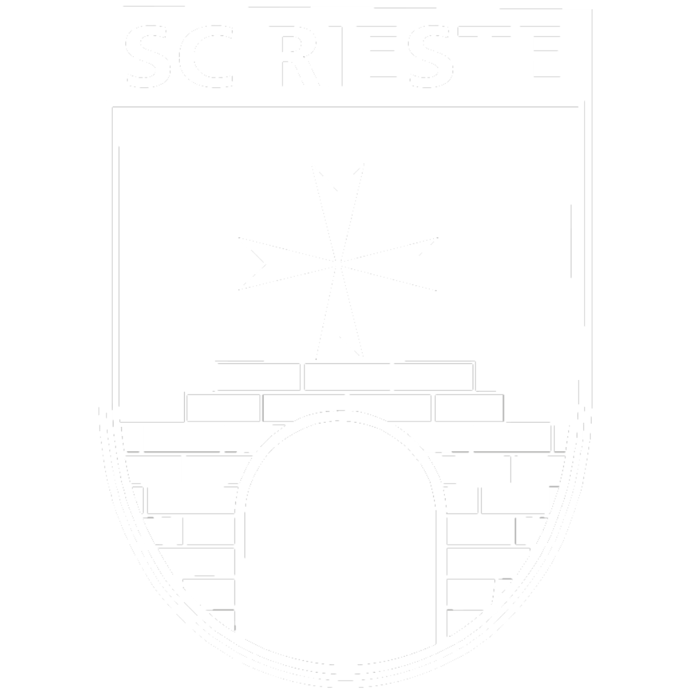 Vereinslogo SC Rieste, 8,0 cm, weiß