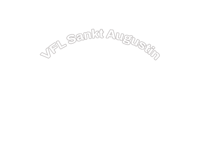 Vereinsname Sankt Augustin, 8,0 cm, weiß