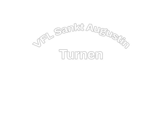 Vereinsname Sankt Augustin Turnen, 8,0 cm, weiß