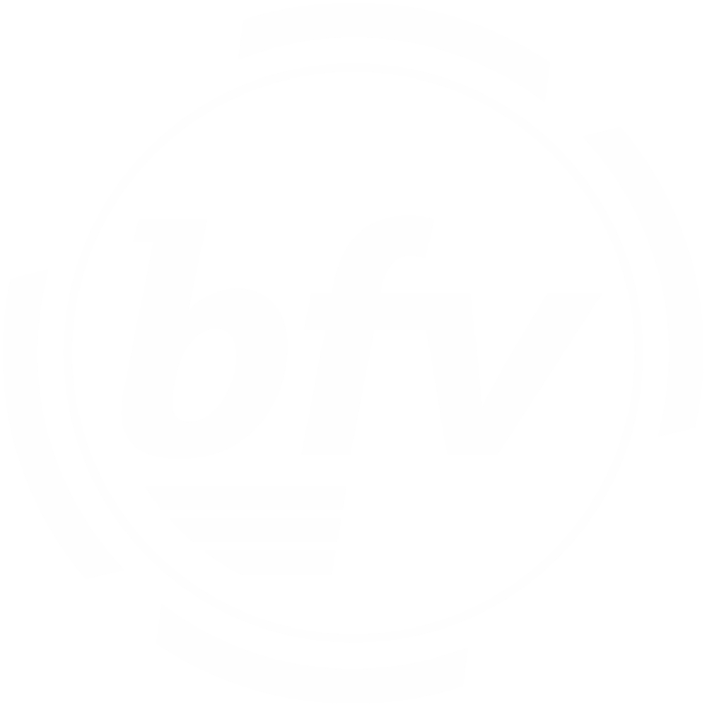 Vereinslogo Badischer FV, 8,0 cm, weiß