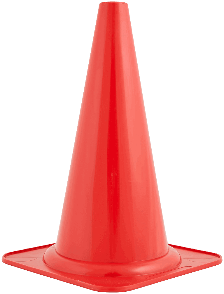 Markierungskegel 40 cm, 40,0 cm, rot