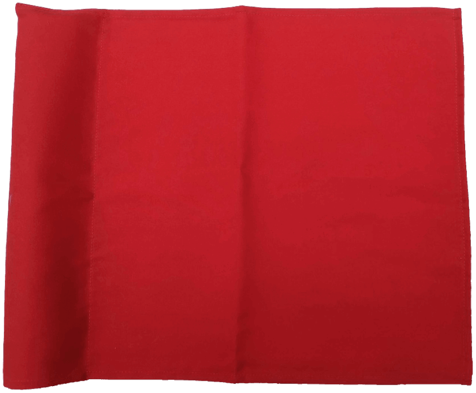 Eckfahne einzeln, 36 x 45 cm, rot
