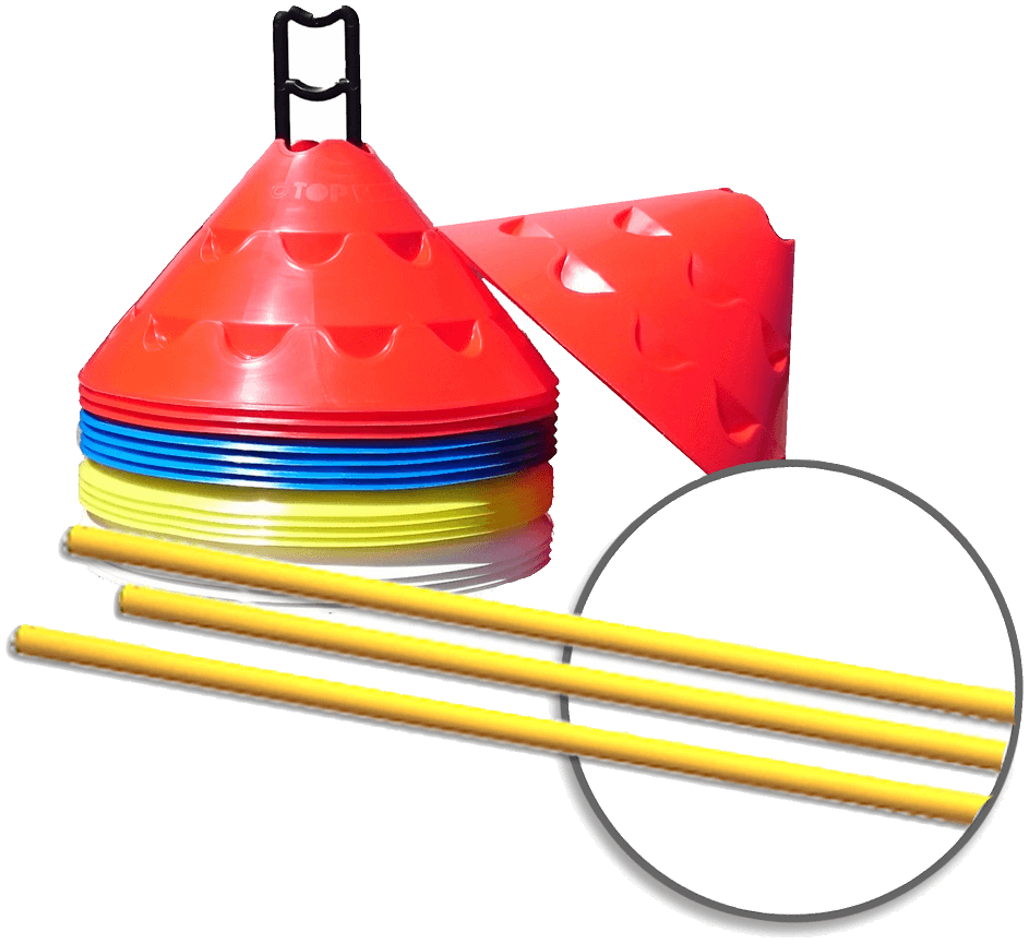 28er Set Hütchen Fußball
