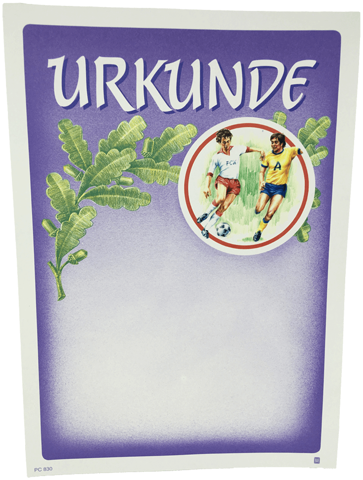 Urkunde 21 x 30 cm | 8321
