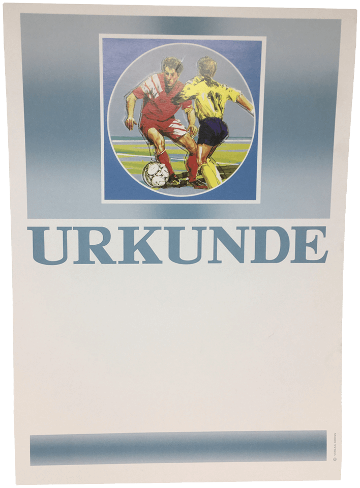 Urkunde 21 x 30 cm PC | 41238