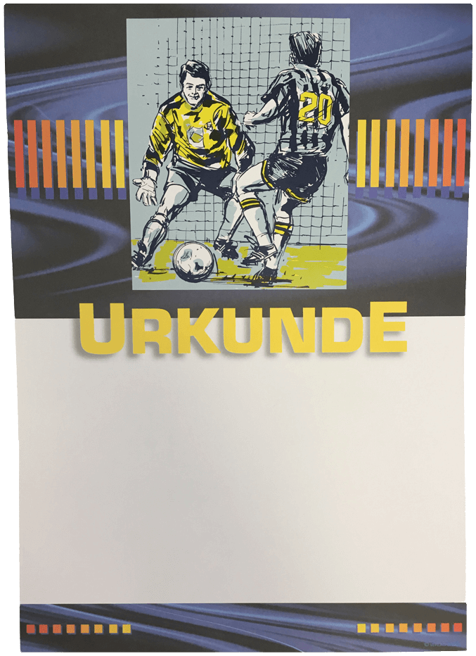 Urkunde 12 x 30 cm | 41224