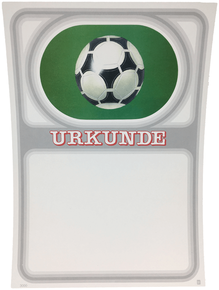 Urkunde 21 x 30 cm | 43000