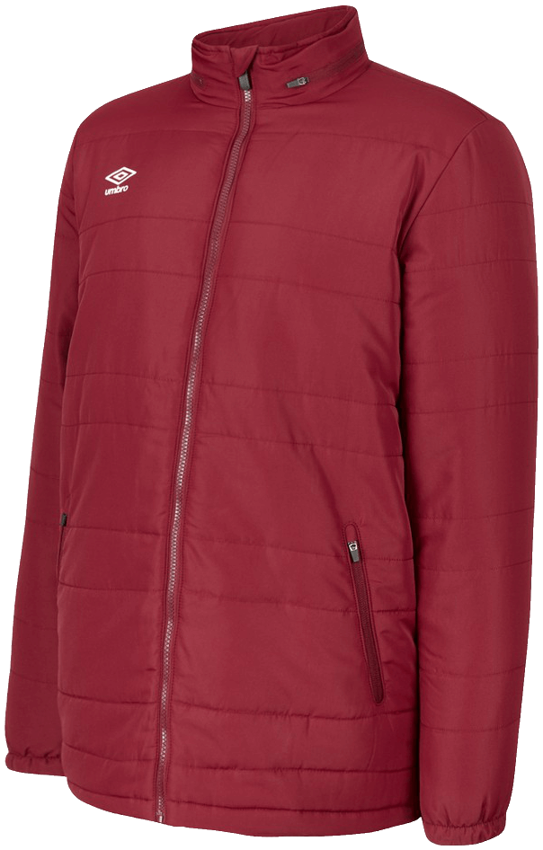 Umbro Club Essential Bench Jacket, 2XL, weinrot