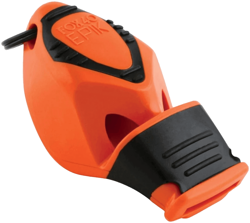 Schiedsrichter Pfeife, One Size, orange