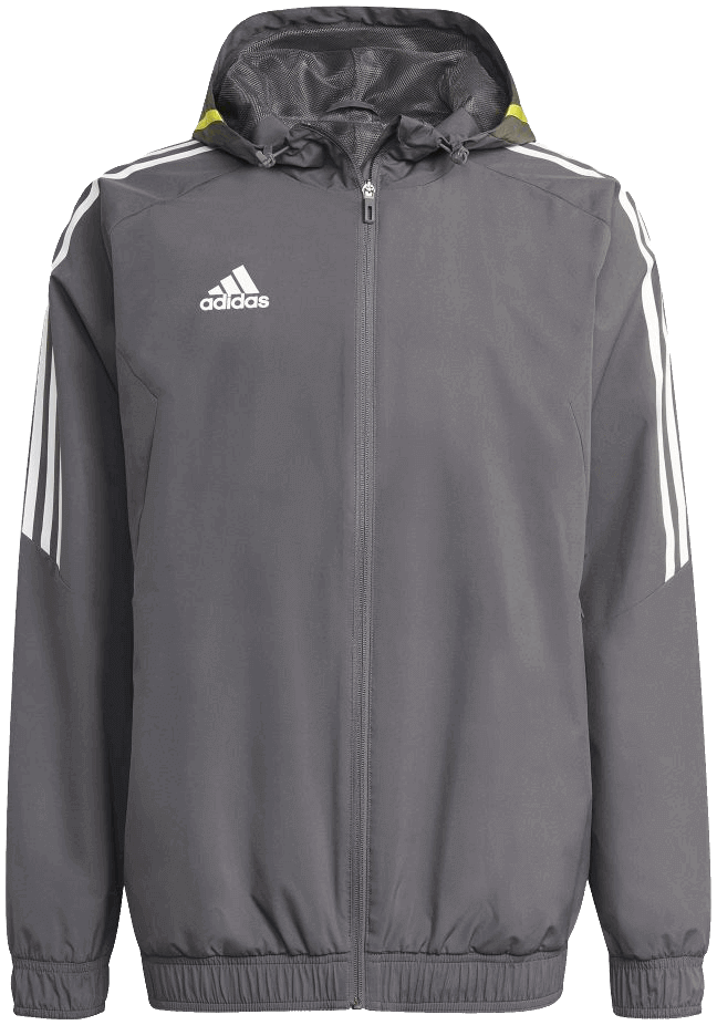 adidas Condivo 22 Regenjacke, XL, grau/weiß