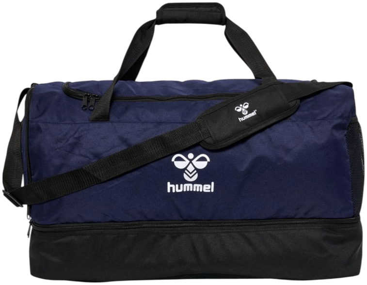 adidas Core Hummel Sporttasche mit Schuhfach Gr. L 2.0, L, marine/schwarz