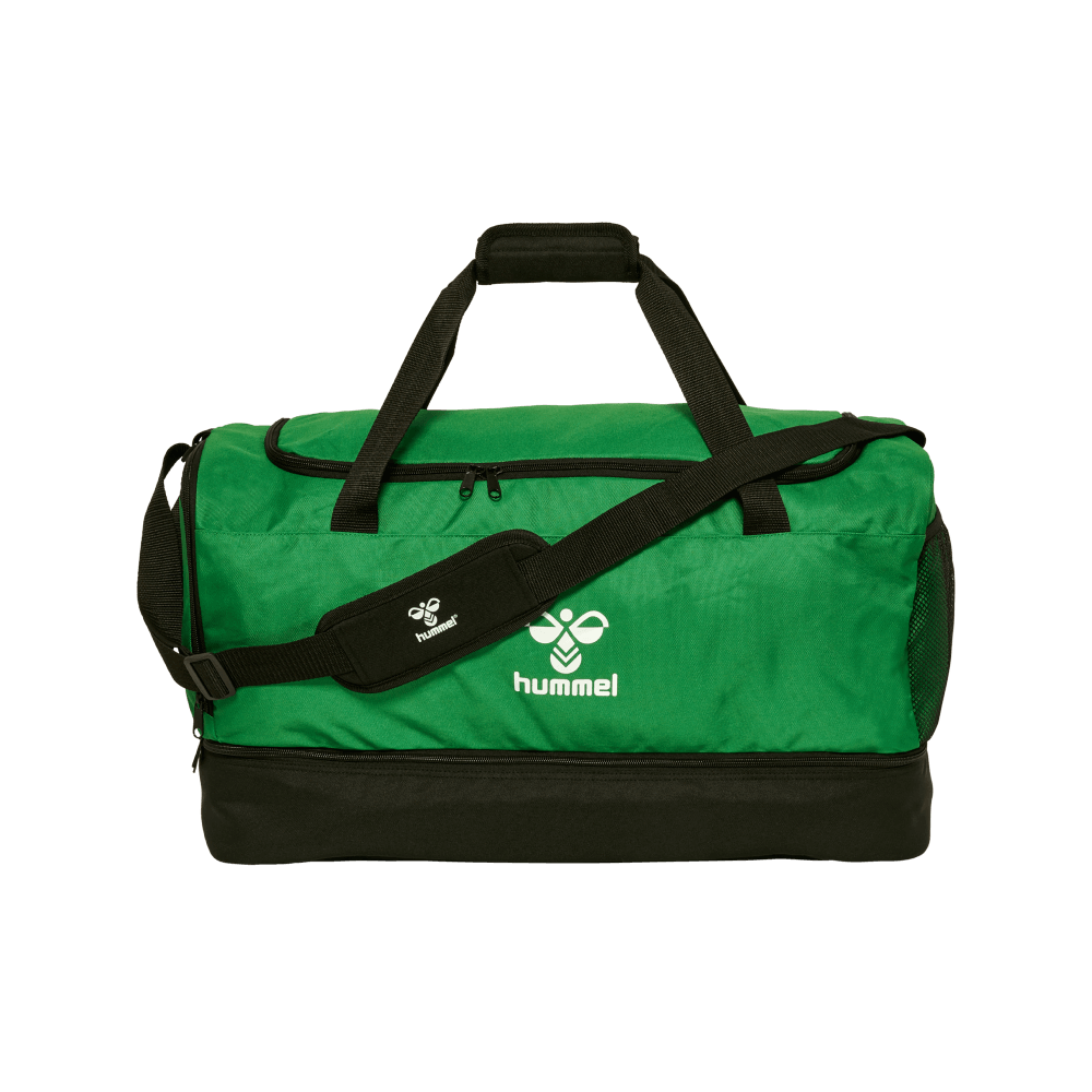 adidas Core Hummel Sporttasche mit Schuhfach Gr. L 2.0, L, grün
