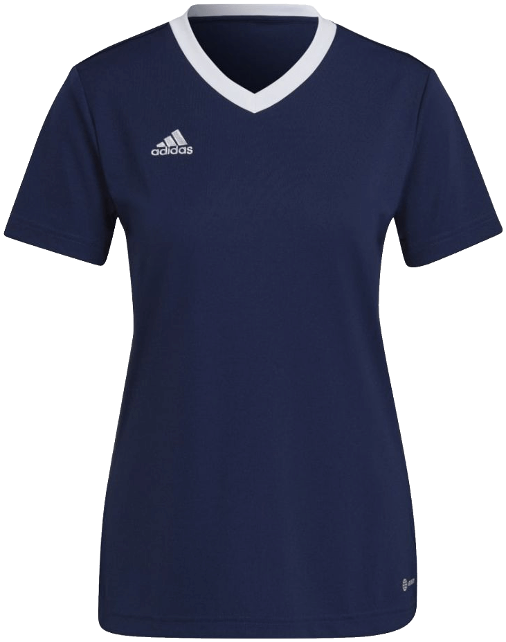 adidas Entrada 22 Fussball Trikot, XS, marine/weiß