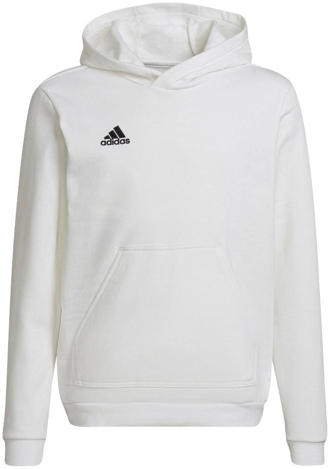 adidas Entrada 22 Hoody, 164, weiß/schwarz