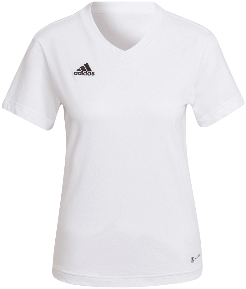 adidas Entrada 22 T-Shirt, 2XL, weiß/schwarz