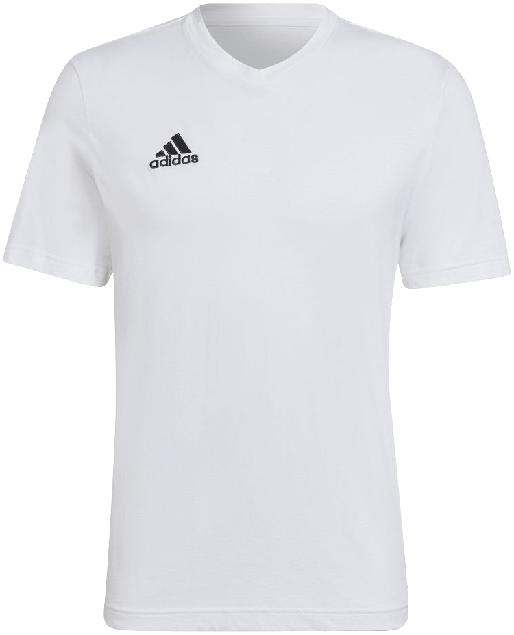 adidas Entrada 22 T-Shirt, M, weiß/schwarz