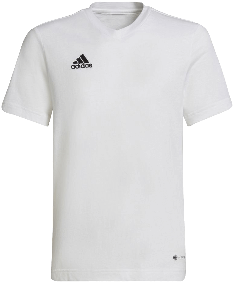 adidas Entrada 22 T-Shirt, 164, weiß/schwarz