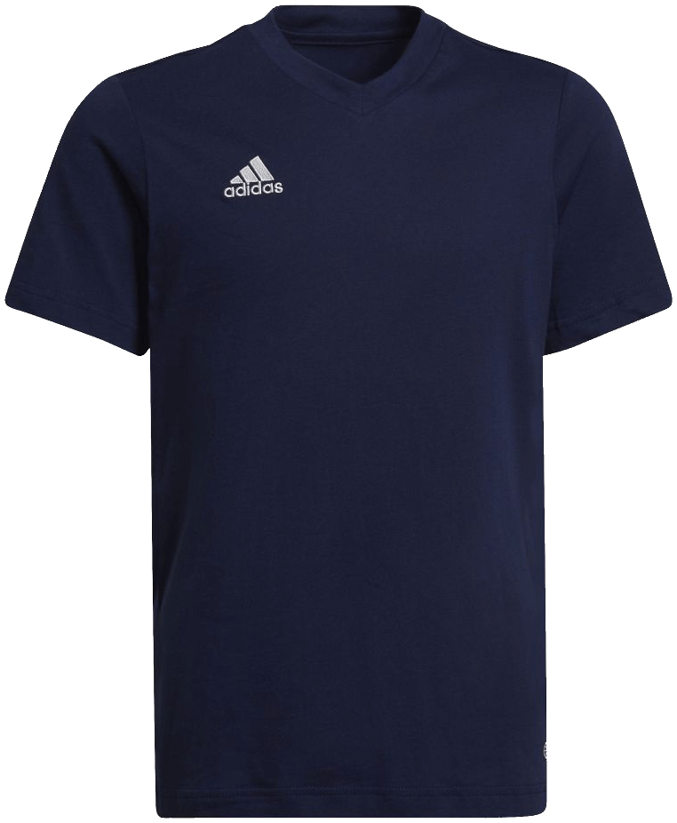 adidas Entrada 22 T-Shirt, 164, marine/weiß