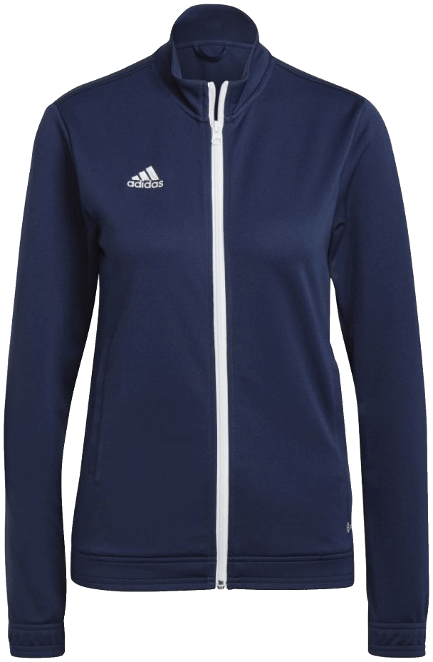 adidas Entrada 22 Trainingsjacke Damen, L, marine/weiß
