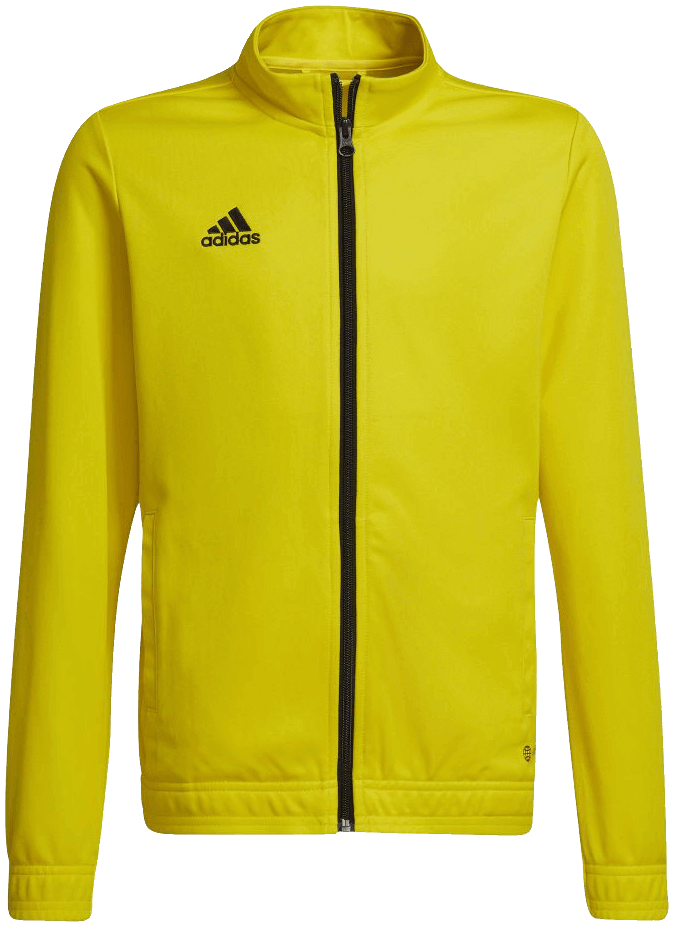 adidas Entrada 22 Trainingsjacke, 164, gelb/schwarz