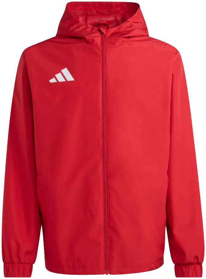 adidas Entrada 26 Allwetterjacke, 3XL, rot/weiß