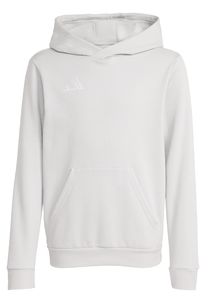 adidas Entrada 26 Hoodie, 176, hellgrau/weiß