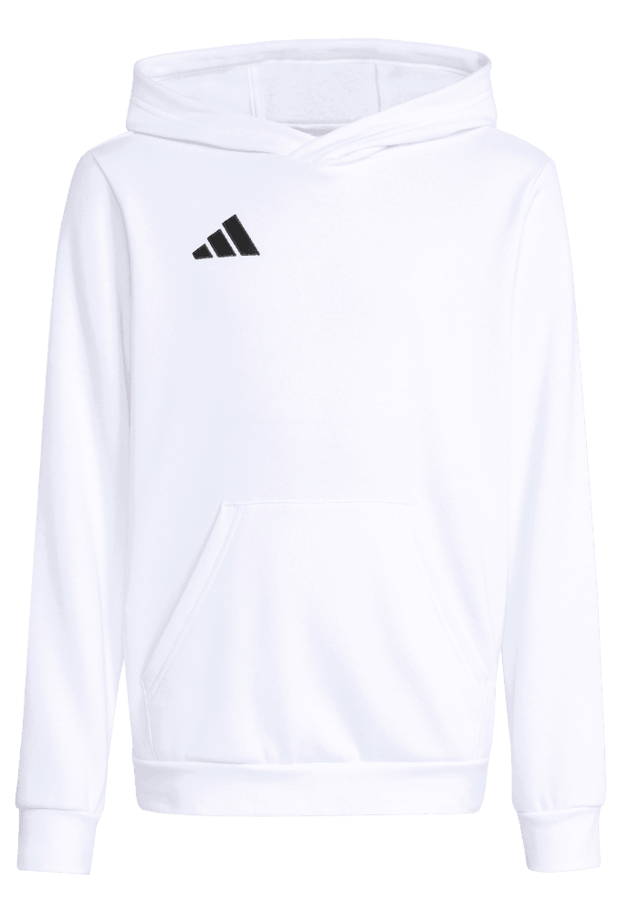 adidas Entrada 26 Hoodie, 176, weiß/schwarz