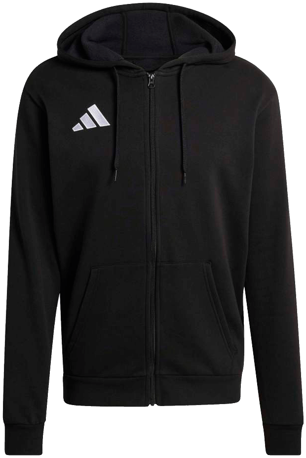 adidas Entrada 26 Kapuzenjacke, 176, schwarz/weiß