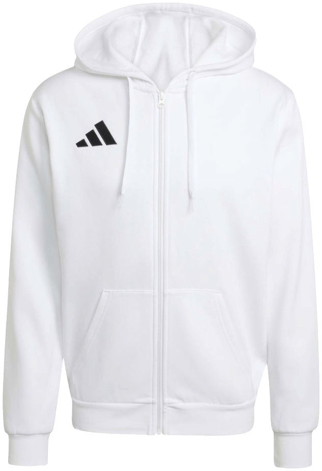adidas Entrada 26 Kapuzenjacke, 176, weiß/schwarz