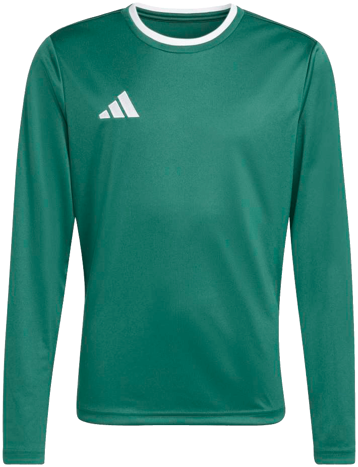 adidas Entrada 26 Langarm, 176, dunkelgrün/weiß