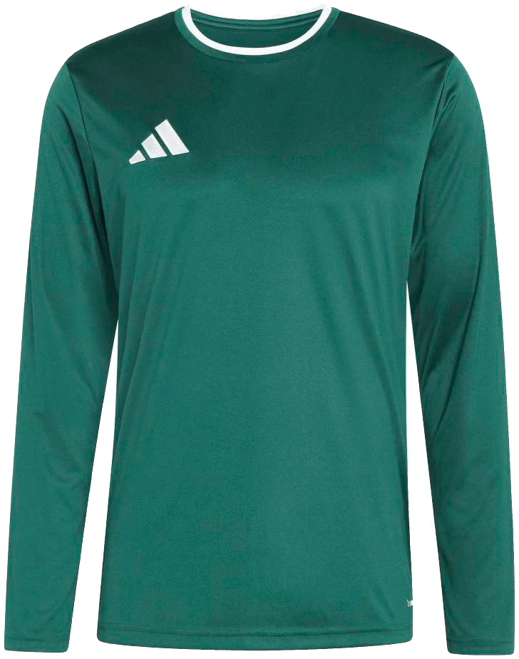 adidas Entrada 26 Langarm, 3XL, dunkelgrün/weiß
