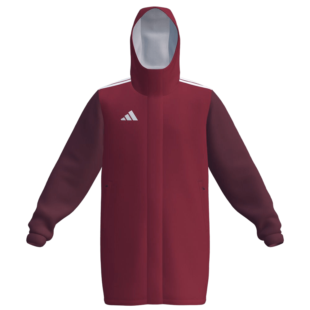 adidas Entrada 26 Stadionjacke mi, 3XL, rot/weinrot