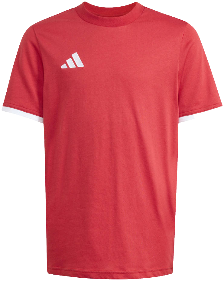 adidas Entrada 26 T-Shirt, 164, rot/weiß