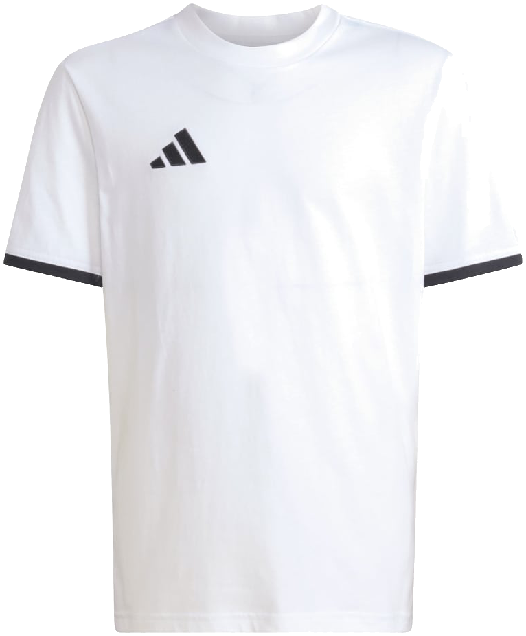 adidas Entrada 26 T-Shirt, 164, weiß/schwarz