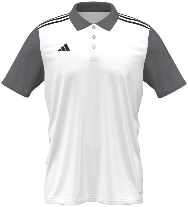 adidas Entrada Poloshirt miTeam, XXL, weiß