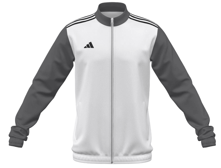 adidas Entrada Trainingsjacke miTeam, 3XL, weiß