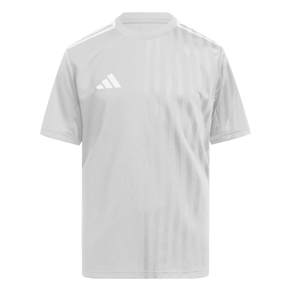 adidas Fußball Trikot Campeon 25, 176, hellgrau/weiß
