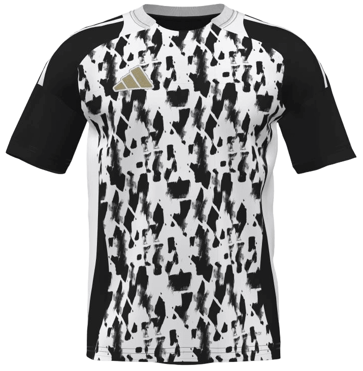 adidas Fussball Trikot Graphic Special, 3XL, schwarz/weiß