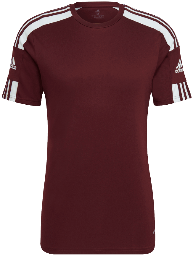 adidas Fussball Trikot Squadra 21, 164, weinrot/weiß