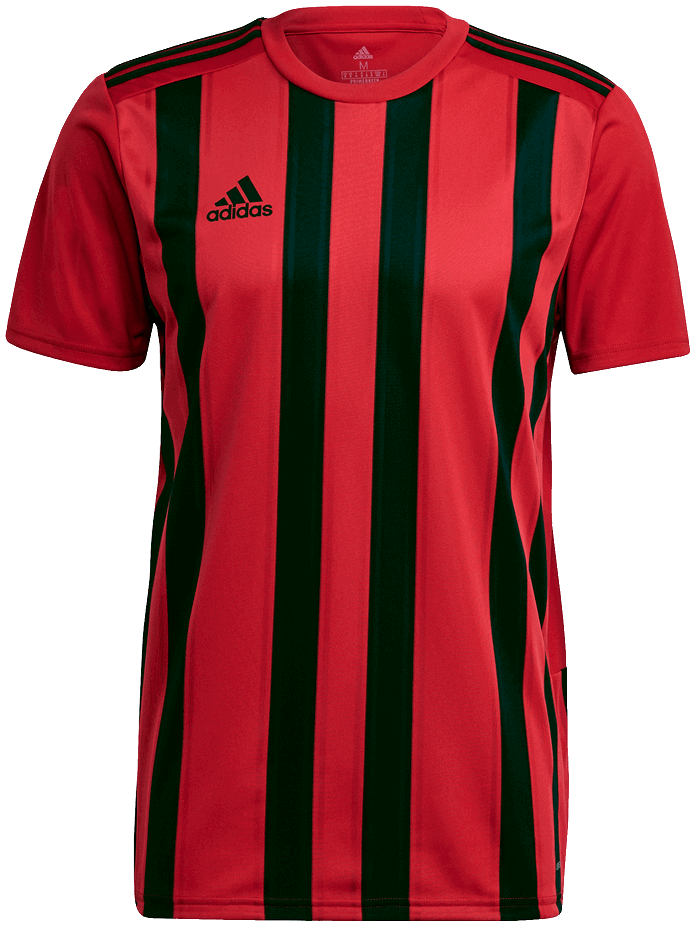 adidas Fussball Trikot Striped 21, S, rot/schwarz