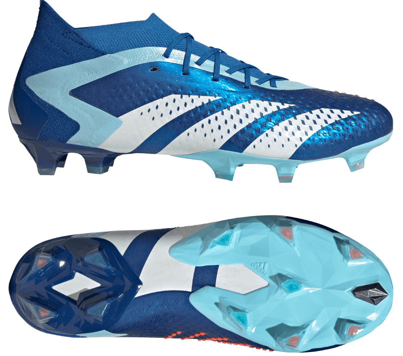 adidas Fussballschuh Predator Accuracy.1 FG blau weiß