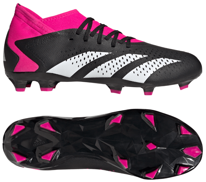 adidas Fußballschuh Predator Accuracy.3 FG schwarz weiss pink