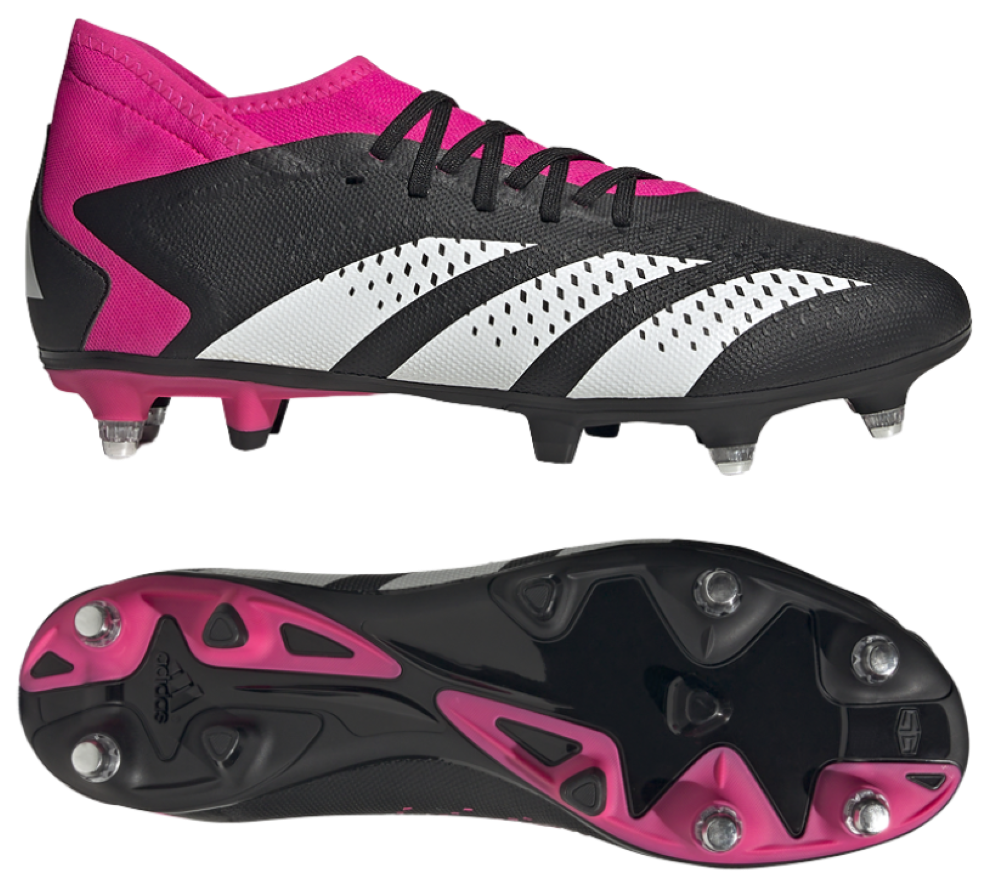 adidas Fussballschuh Predator Accuracy.3 SG schwarz weiß pink