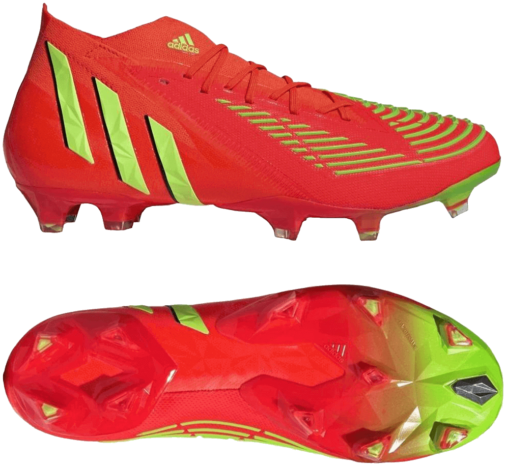 adidas Fußballschuh Predator Edge.1 FG orange neogrün