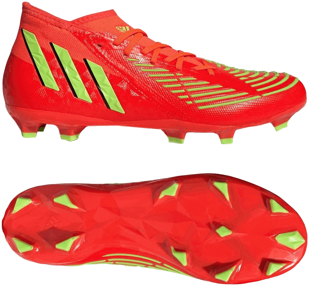 adidas Fußballschuh Predator Edge.2 FG orange neogrün